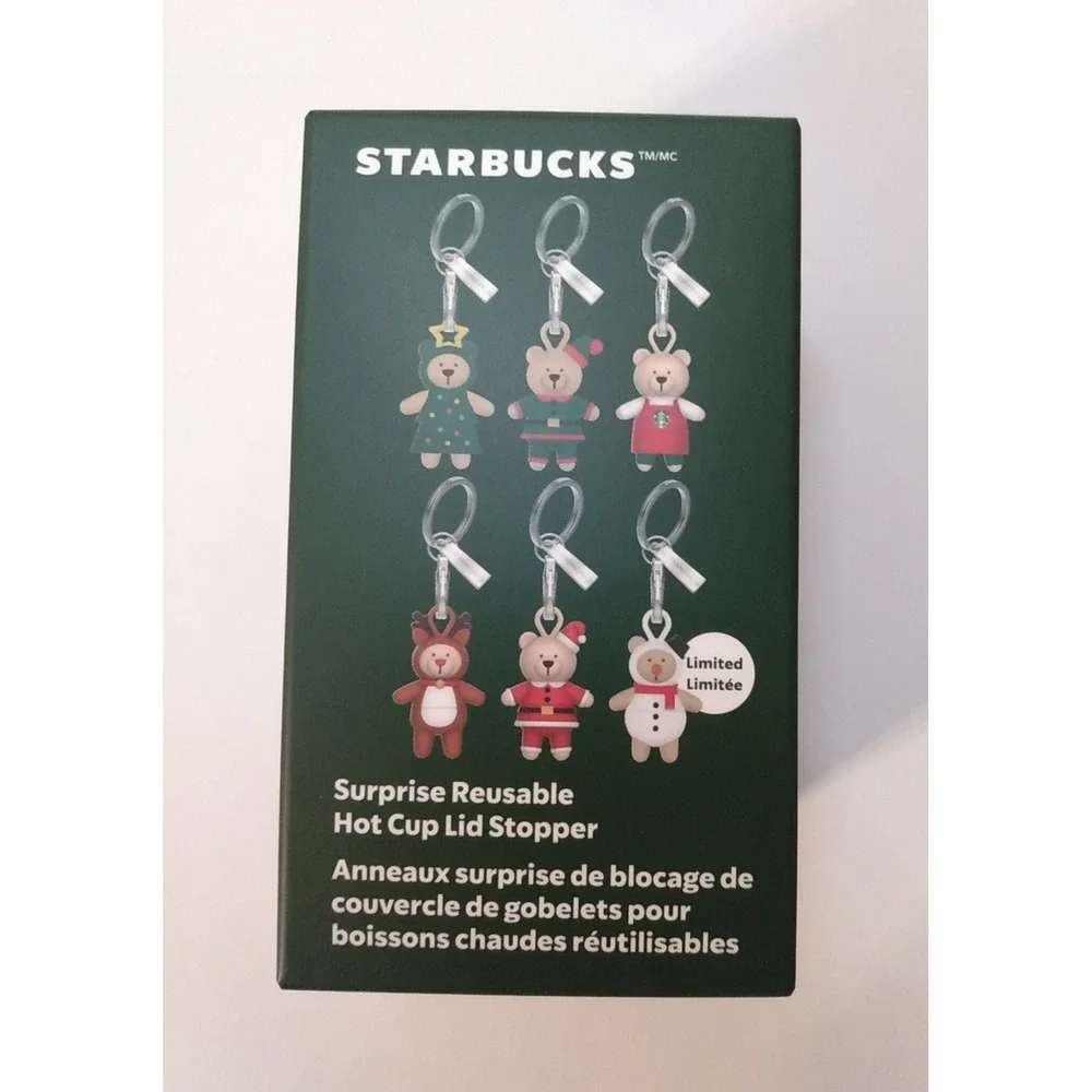 Starbucks Holiday 2025 Surprises Reusable Hot Cup Lid Stopper Limited Edition